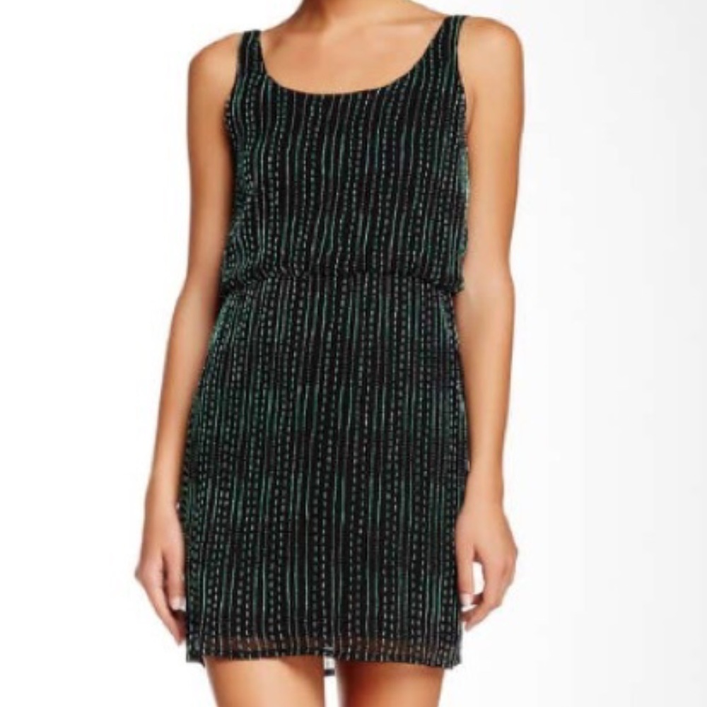 Alice + Olivia Gabby Silk Beaded Dress
